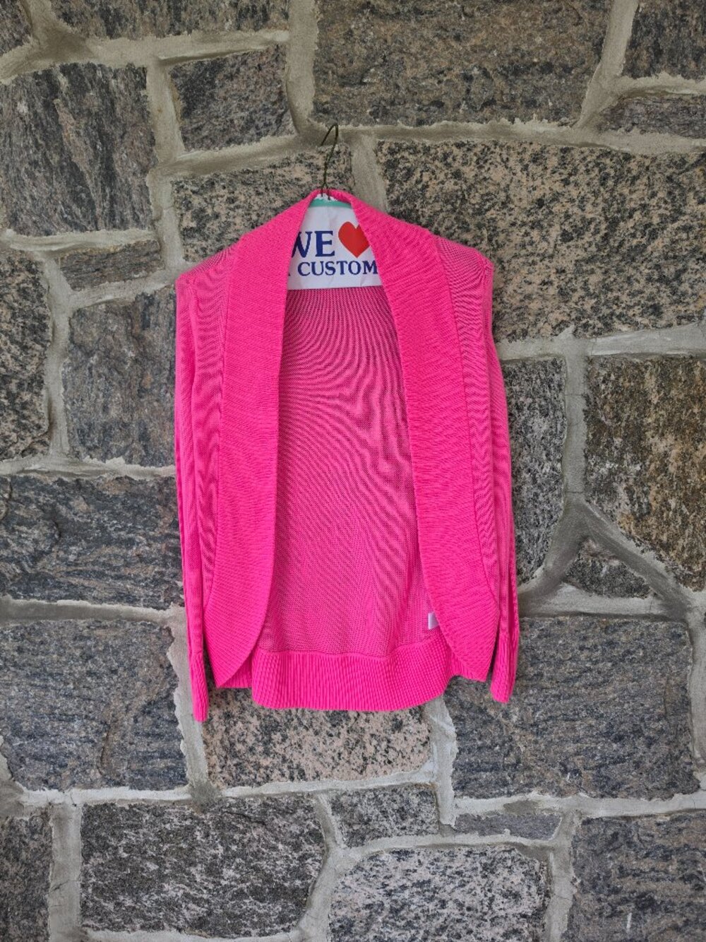 NWOT LILLY PULITZER OPEN CARDIGAN HOT PINK SIZE XXS